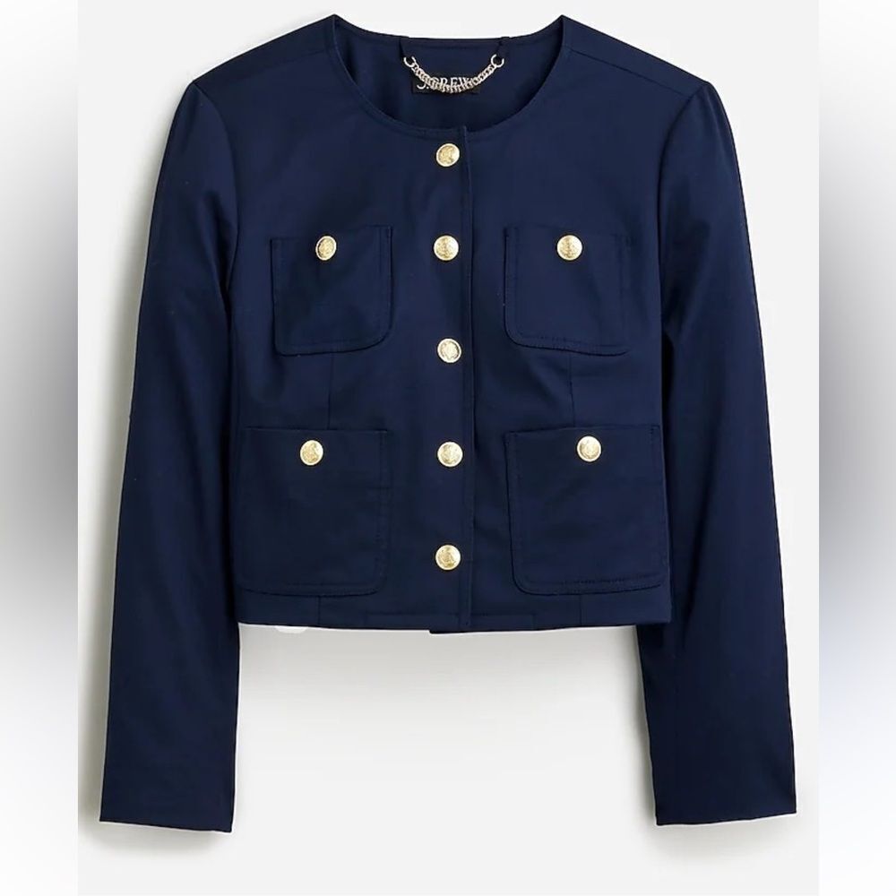 J.Crew Louisa lady jacket in lightweight chino